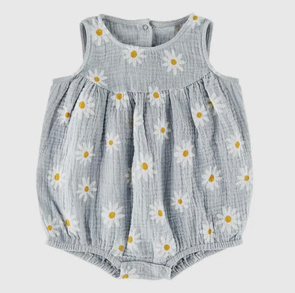 Blue Daisy Onesie